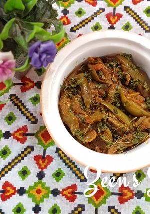A picture of Kasuri Methi Baingan Masala.
