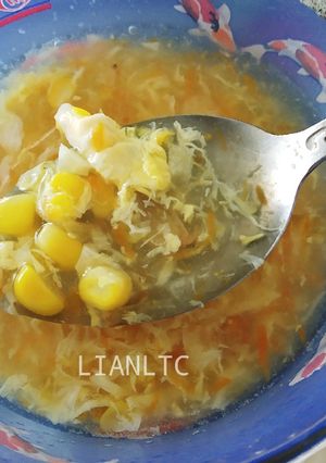 Foto resep Sup jagung wortel