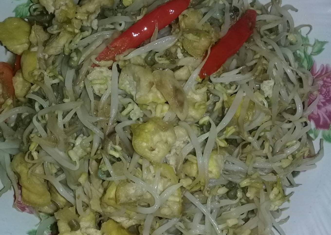 Oseng Tahu Campur Tauge