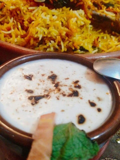 A picture of Chatpati Beef Biryani.