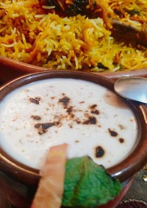 A picture of Chatpati Beef Biryani.