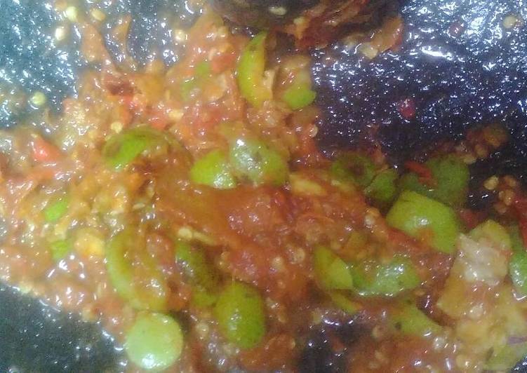 Sambel gandaria mantaff.