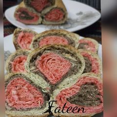 A picture of 3 in 1 bread(I named it).