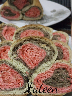 A picture of 3 in 1 bread(I named it).