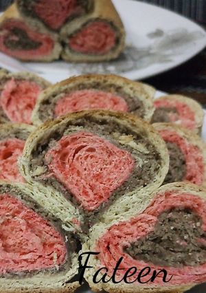 A picture of 3 in 1 bread(I named it).