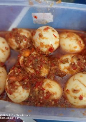 Foto resep Telur balado simple banget