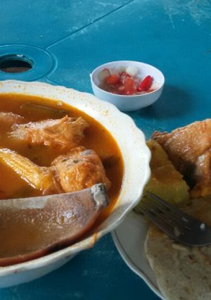Una foto de Sopa de mondongo nicaraguense
