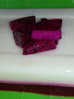 Foto resep Puding susu buah naga