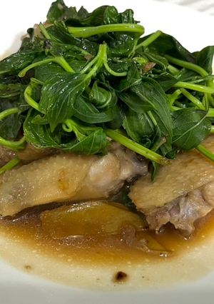 三杯雞（清淡版本） 的食譜成品照片