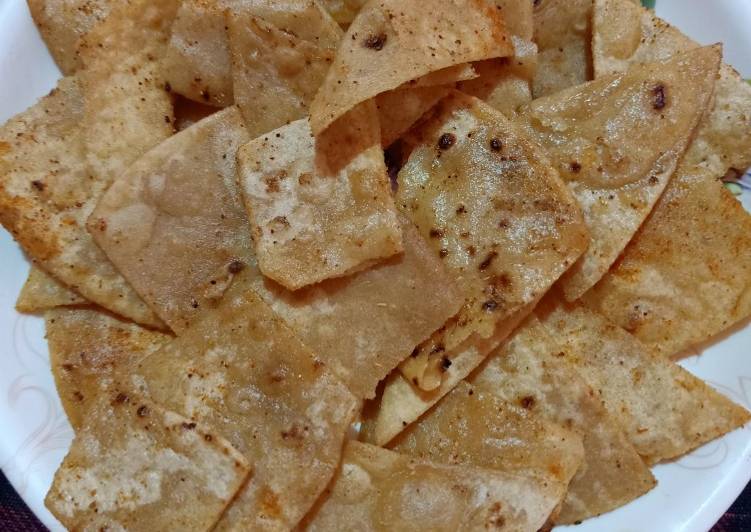 Chapati papad snack