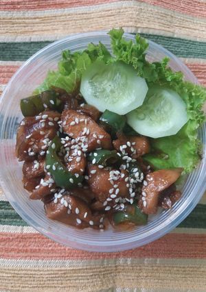 Foto resep Rice Bowl Chicken Teriyaki