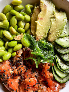 Una foto de Poke bowl