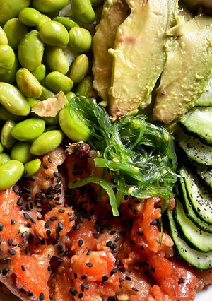 Una foto de Poke bowl