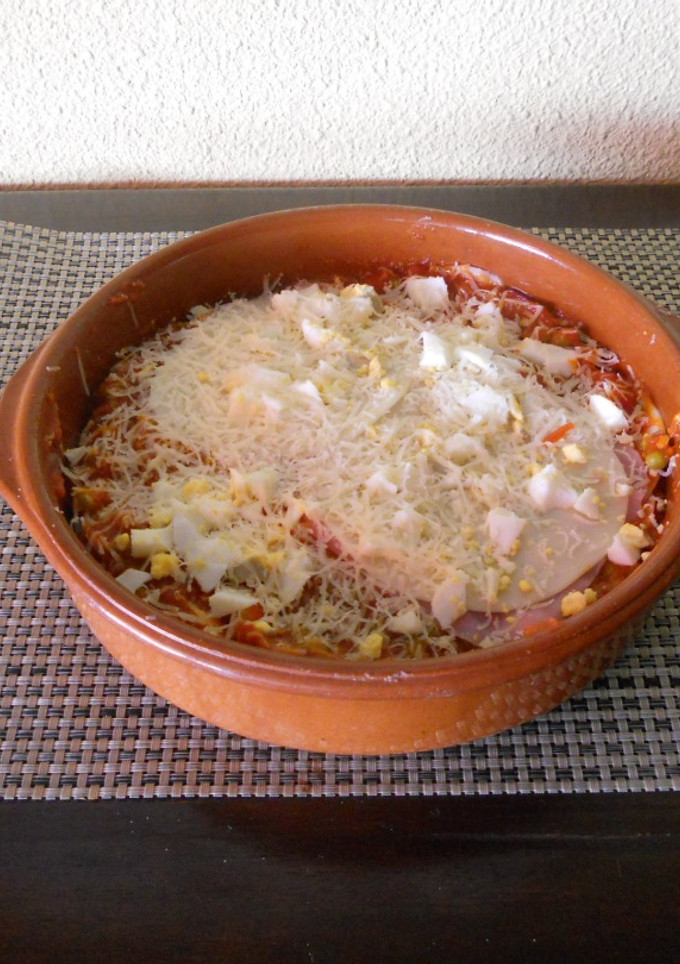 Una foto de Berenjenas a la parmesana