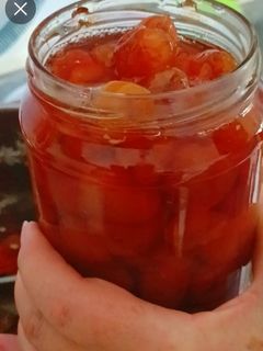 Φωτογραφία της συνταγής Κεράσι - Φράουλα (γλυκό κουταλιού)