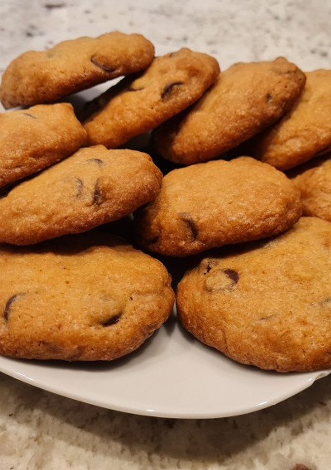 Una foto de Galletas de nueces y chocolate