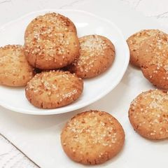 Wheat Flour Coconut Cookies !! A picture of Wheat Flour Coconut Cookies !!.