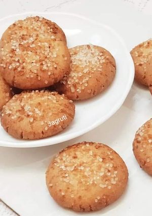 A picture of Wheat Flour Coconut Cookies !!.