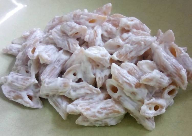 Penne integrali con ricotta e parmigiano