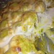 كرات البطاطا مع الدجاج والكريمه