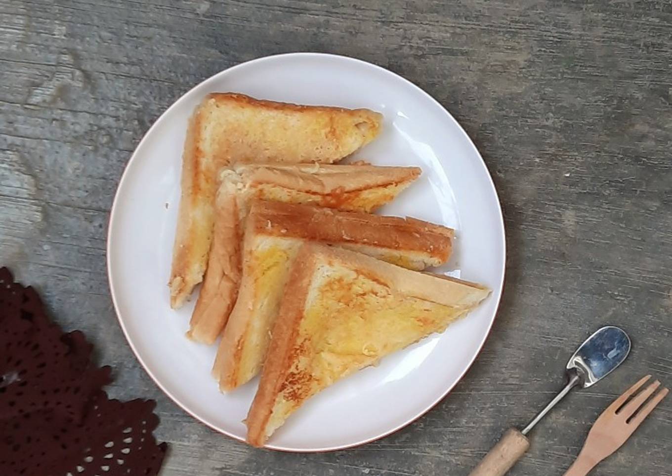Roti panggang keju