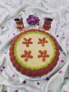 عکسی از دستور کیک شنی دریایی(عید مبعث مبارک)🎉🎊🎉