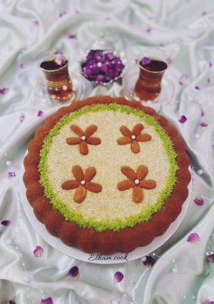 عکسی از دستور کیک شنی دریایی(عید مبعث مبارک)🎉🎊🎉