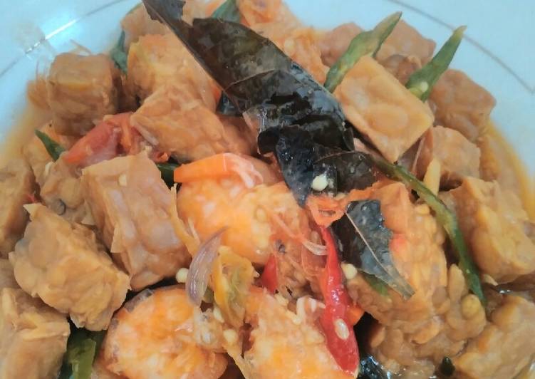 Resep Tempe Udang Iris Cabe Hijau Anti Gagal