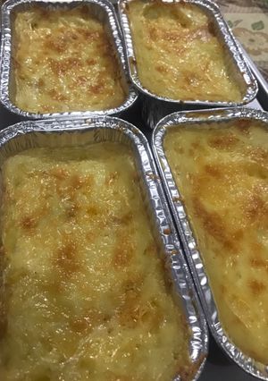 Foto resep Creamy Baked Spaghetti (Viral)