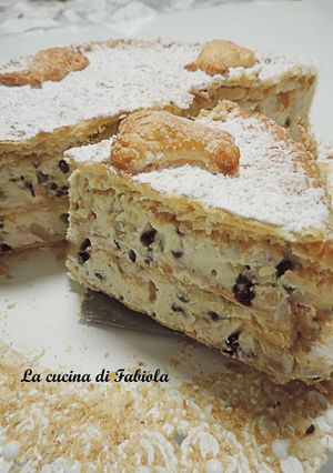 Foto di Millefoglie ricotta pere e cioccolato