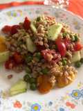 Insalata di farro con verdure