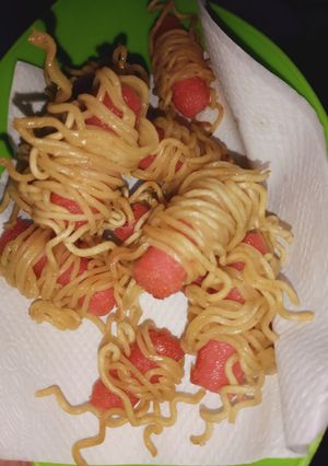 Foto resep Mie gulung sosis