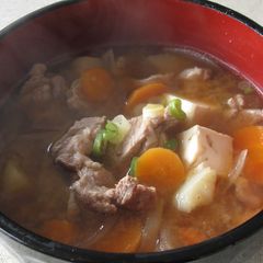 A picture of Butajiru / Tonjiru.