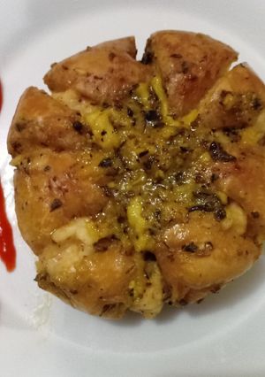 Foto resep Korean Garlic Cheese Bread
