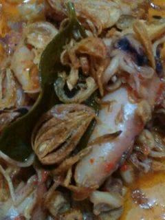 Foto resep Gulai cumi asin