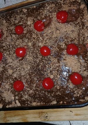 Una foto de Pastel de tres leches con galleta