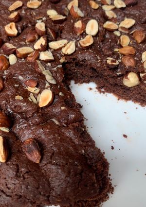 Une photo de Gâteau au chocolat et à la courgette