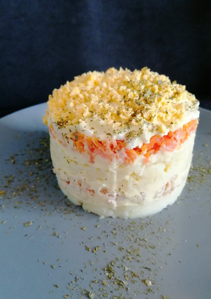 Una foto de Ensalada mimosa