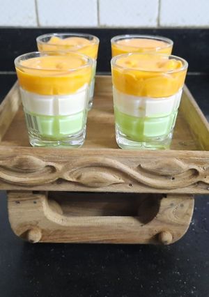 A picture of Tricolor mousse.
