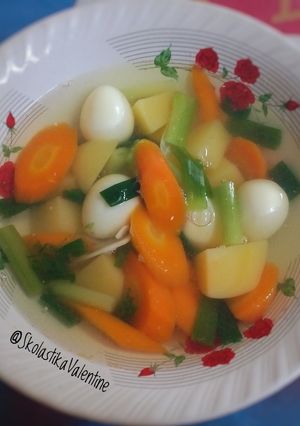 Foto resep Clear Soup si Comfort Food