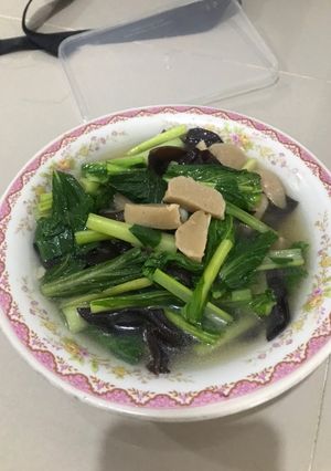 Foto resep Bakso Jamur Caisim Kuah