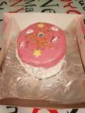 Tarta cumpleaños tres colores