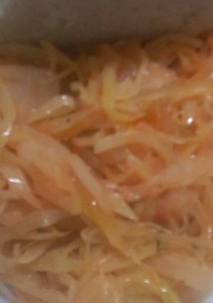 A picture of Fried cabbage.