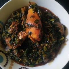 A picture of Vegetable soup.