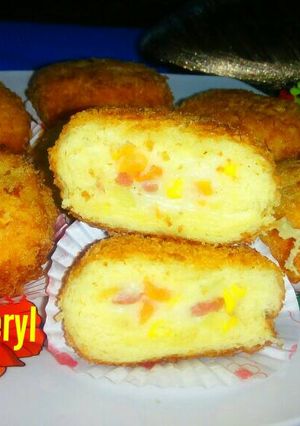 Foto resep Roti goreng isi rogout
