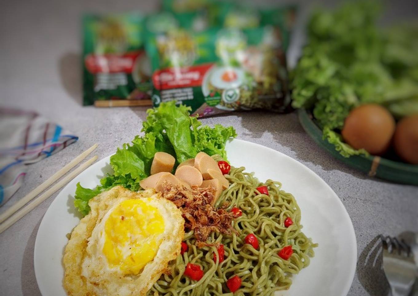 Mie goreng jiwa pagi