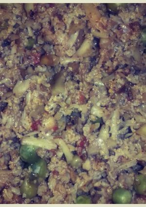 A picture of Gobhi matar keema.