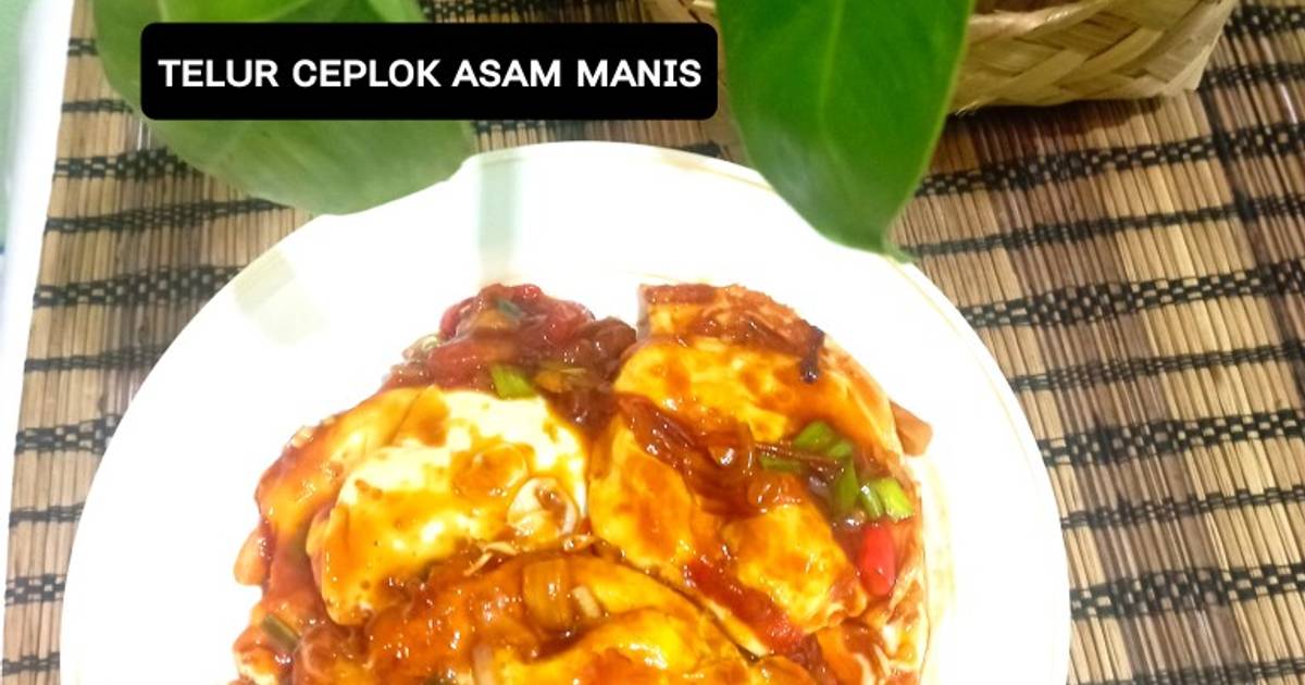 Resep 106 Telur Ceplok Asam Manis Oleh Susi Nalirayn Cookpad