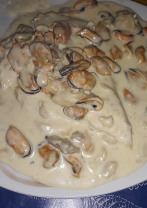 Una foto de Reineta con Salsa Margarita