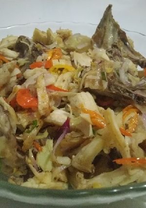 Foto resep Ayam Suwir Sambal Matah With Kecombrang
